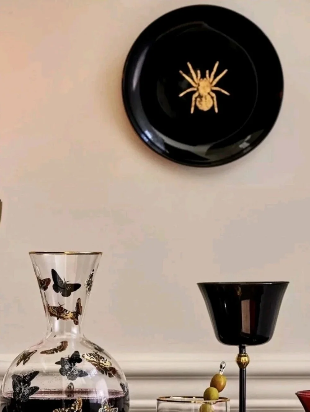 Anthropologie Catherine Martin Midnight Creatures Stoneware Dessert Plate ONE